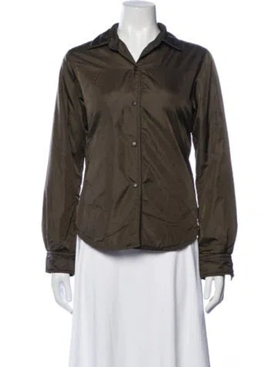 Pre-owned Aspesi Nylon Jacket In Green