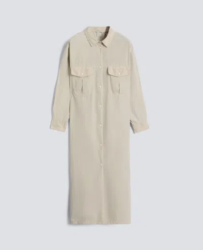 Aspesi Nylon Mantis Overcoat In Neutral
