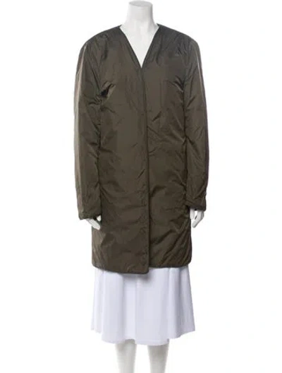 Pre-owned Aspesi Nylon Parka In Green