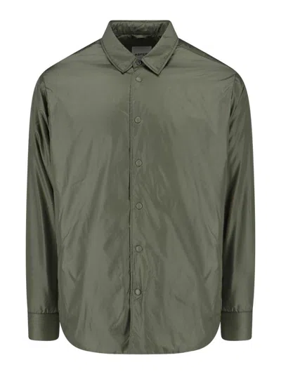 Aspesi Classic Green Button-down Shirt With Appeal