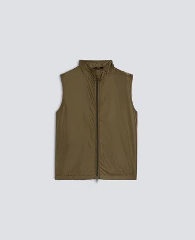 Aspesi Nylon Vernes Vest In Brown