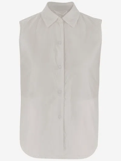 Aspesi Press-stud Padded Gilet In White