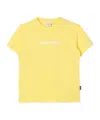 Aspesi Open-necked Black Shirt In Yellow