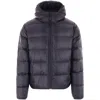 Aspesi Classic Zipped Puffer Jacket In Blue