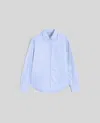 Aspesi Overshirt Glue In Nylon Imbottita - Azzurro In Azzurro
