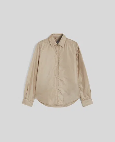 Aspesi Overshirt Glue In Nylon Imbottita - Beige