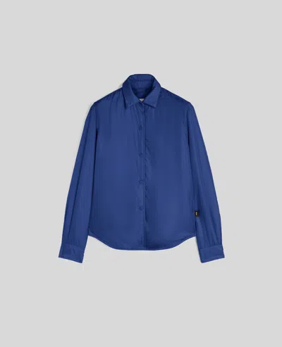 Aspesi Overshirt Glue In Nylon Imbottita - Bluette