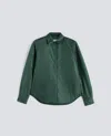 Aspesi Overshirt Glue In Nylon Imbottita - Verde Ingles In Green