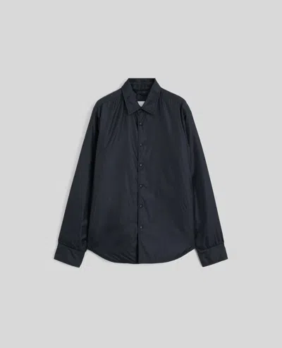 Aspesi Overshirt In Nylon Idrorepellente - Nero In Black