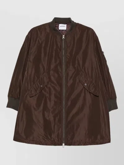 Aspesi Oversized Coat In Blue