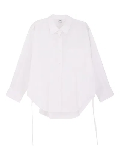 Aspesi Oversized Cotton Shirt In White