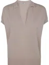 Aspesi Vneck Tee Shirt In Beige