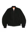 Aspesi Padded Bomber Jacket In Black