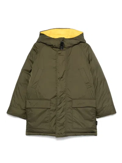 Aspesi Kids' Padded Coat In Green