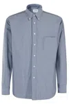 Aspesi Padded Cotton Shirt Jacket With Button-down Collar