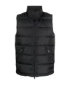 Aspesi Padded Feather-down Gilet In Black