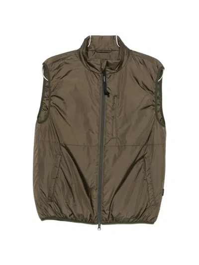 Aspesi Padded Gilet In Brown