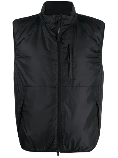 Aspesi Jil Vest Sleeveless Quilted Polyamide Jacket In Black