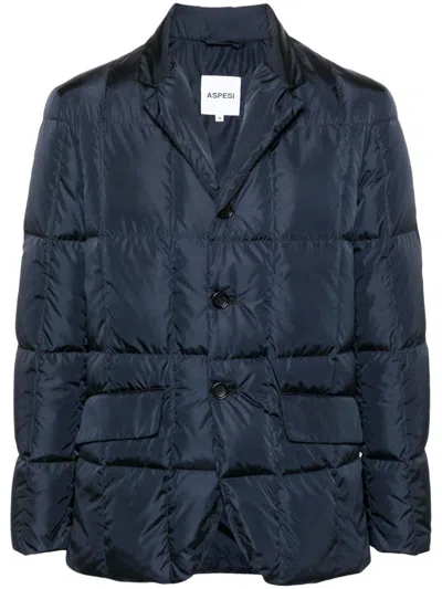 Aspesi Padded Jacket In Blue