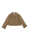 Aspesi Double-breasted Jacket In Green