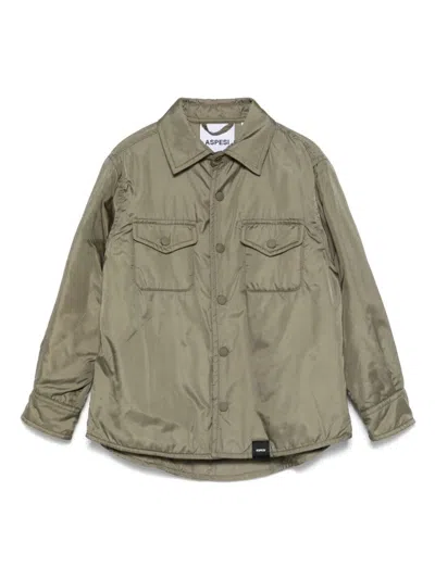 Aspesi Kids' Padded Jacket In Green