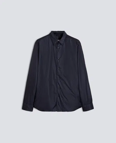 Aspesi Padded Lightweight Nylon Shirt In Black