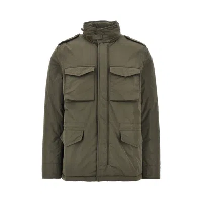 Aspesi Padded Nylon Minifield Jacket In Multi