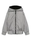 Aspesi Padded Reversible Jacket In Grey