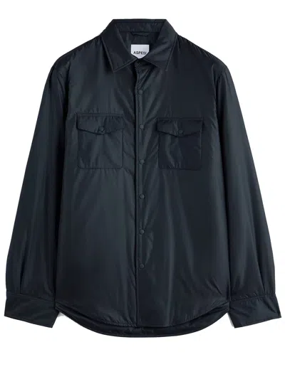 Aspesi Padded Shirt In Blue