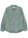 Aspesi Padded Shirt In Grün