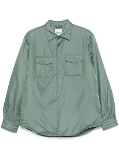 Aspesi Padded Shirt In Grün