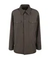 Aspesi Cargo Buttoned Shirt In Black
