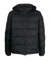 Aspesi Padded Zip-up Jacket In Black