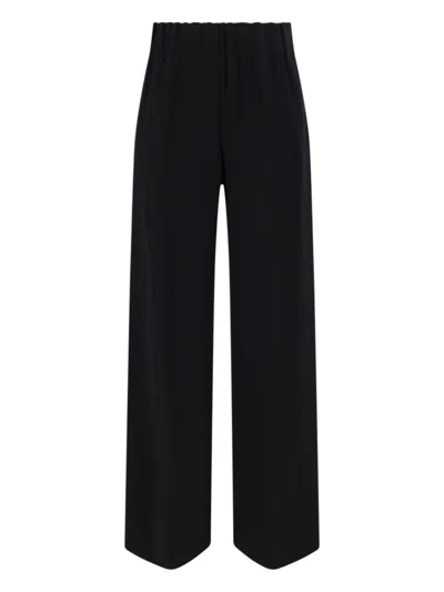 Aspesi Palazzo Pants In Black
