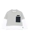Aspesi Panelled Sweatshirt In Grey