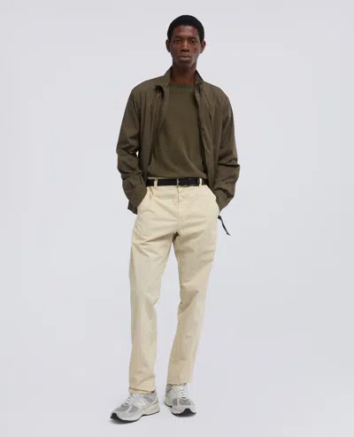 Aspesi Pantalon Chino Gabardine En Coton E Lin In Green