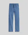 Aspesi Pantalone A Gamba Dritta In Denim - Denim Chiaro In Denim Chiaro