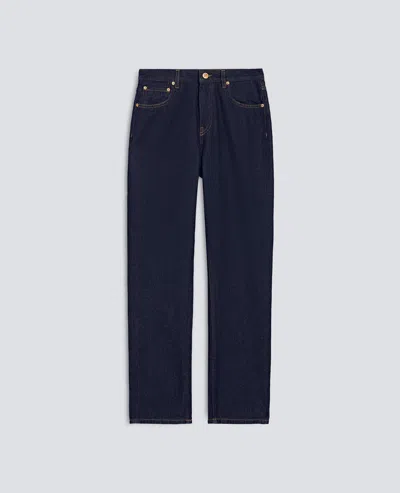 Aspesi Pantalone A Vita Alta In Denim - Denim