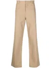 Aspesi Pantalone Adrien In Misto Lino Fiammato - Sabbia In Brown