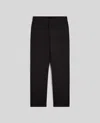 Aspesi Pantalone Adrien In Misto Lino Fiammato - Marrone In Black