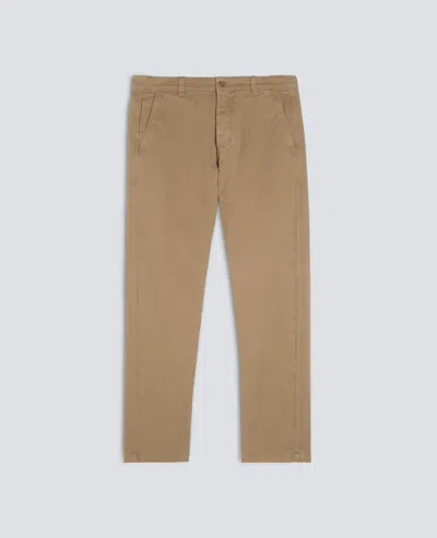 Aspesi Pantalone Chino In Gabardina Di Cotone Comfort - Khaki In Brown
