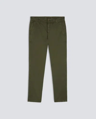 Aspesi Pantalone Chino In Gabardina Di Cotone Tinto Capo - Militar In Green