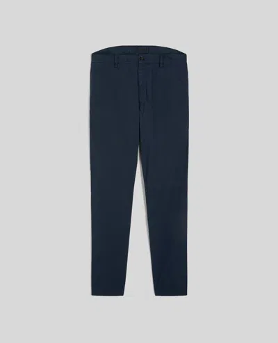 ASPESI PANTALONE CHINO IN POPELINE DI COTONE - NAVY