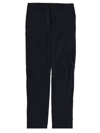 Aspesi Neutrals Straight Leg Cotton Trekking Pants In Blue