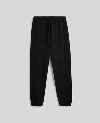 Aspesi Pantalone Jogger In Felpa Con Coulisse - Nero