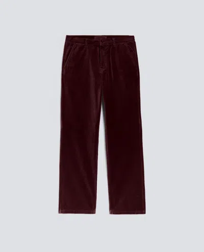 Aspesi Velvet Checked Casual Pants In Brown