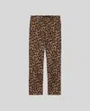 Aspesi Pantalone Lab Con Stampa Leopardo - Maculato In Maculato