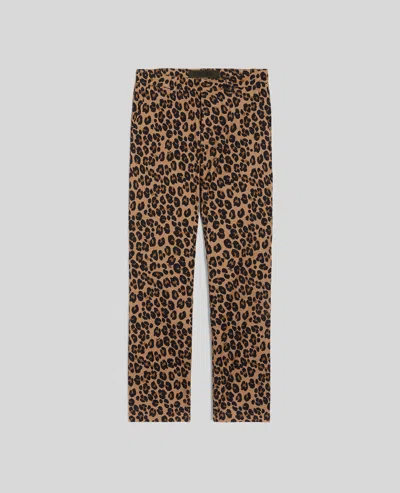 Aspesi Pantalone Lab Con Stampa Leopardo - Maculato