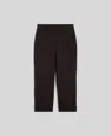 Aspesi Pantalone Lab In Tela Rustica Di Cotone E Lino - Marrone In Marrone