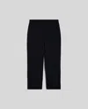 Aspesi Pantalone Lab In Tela Rustica Di Cotone E Lino - Navy In Navy